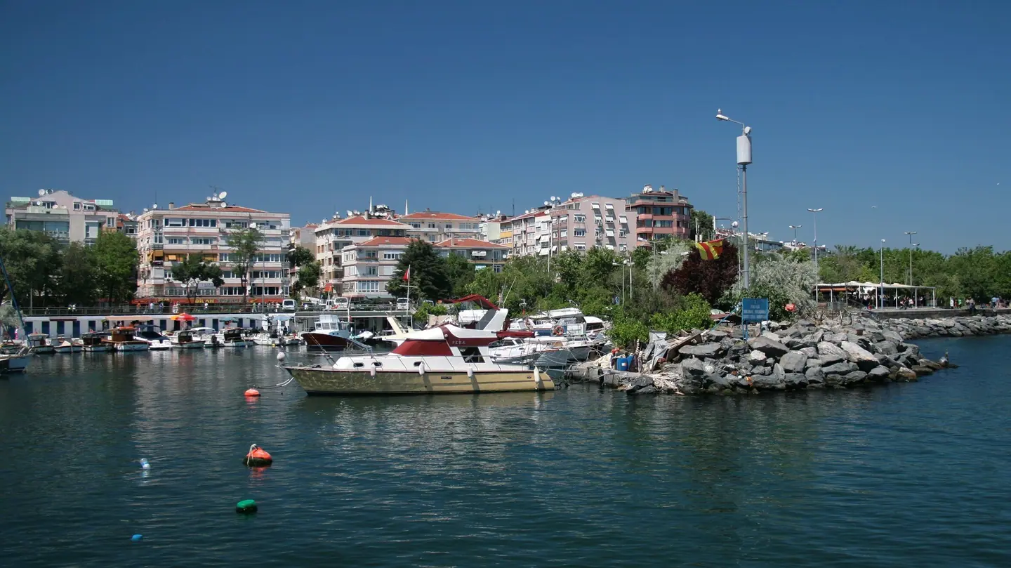 Ataköy Marina’da demirli tekneler